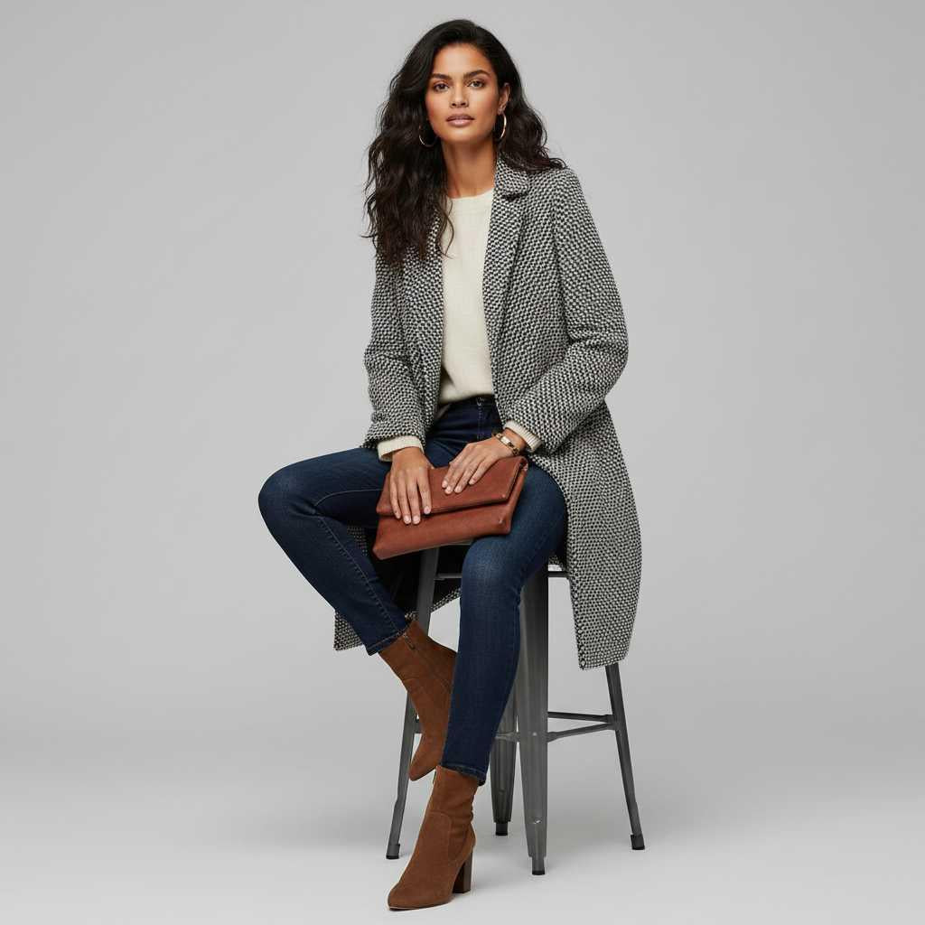 Elegant Long Wool Coat Women | Classic Winter Outerwear