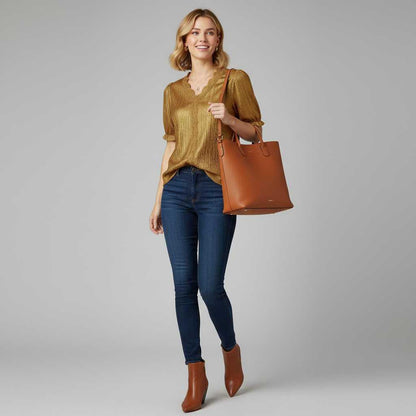 Elegant Puff Sleeve Blouse | Women's Summer Tops