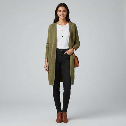 Elegant Women's Cashmere Cardigan | Stylish Layering Piece