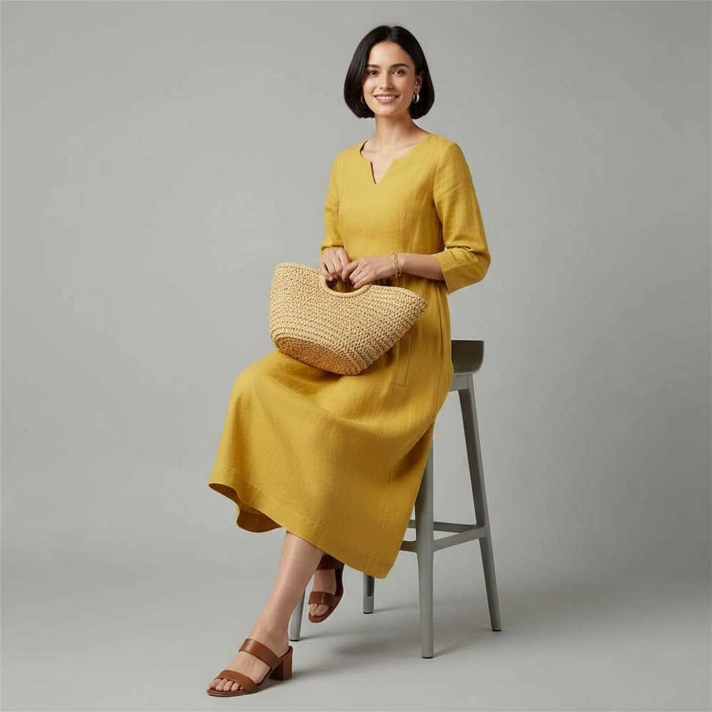 Isabel | Women's Elegant Comfortable Plus Size Dress