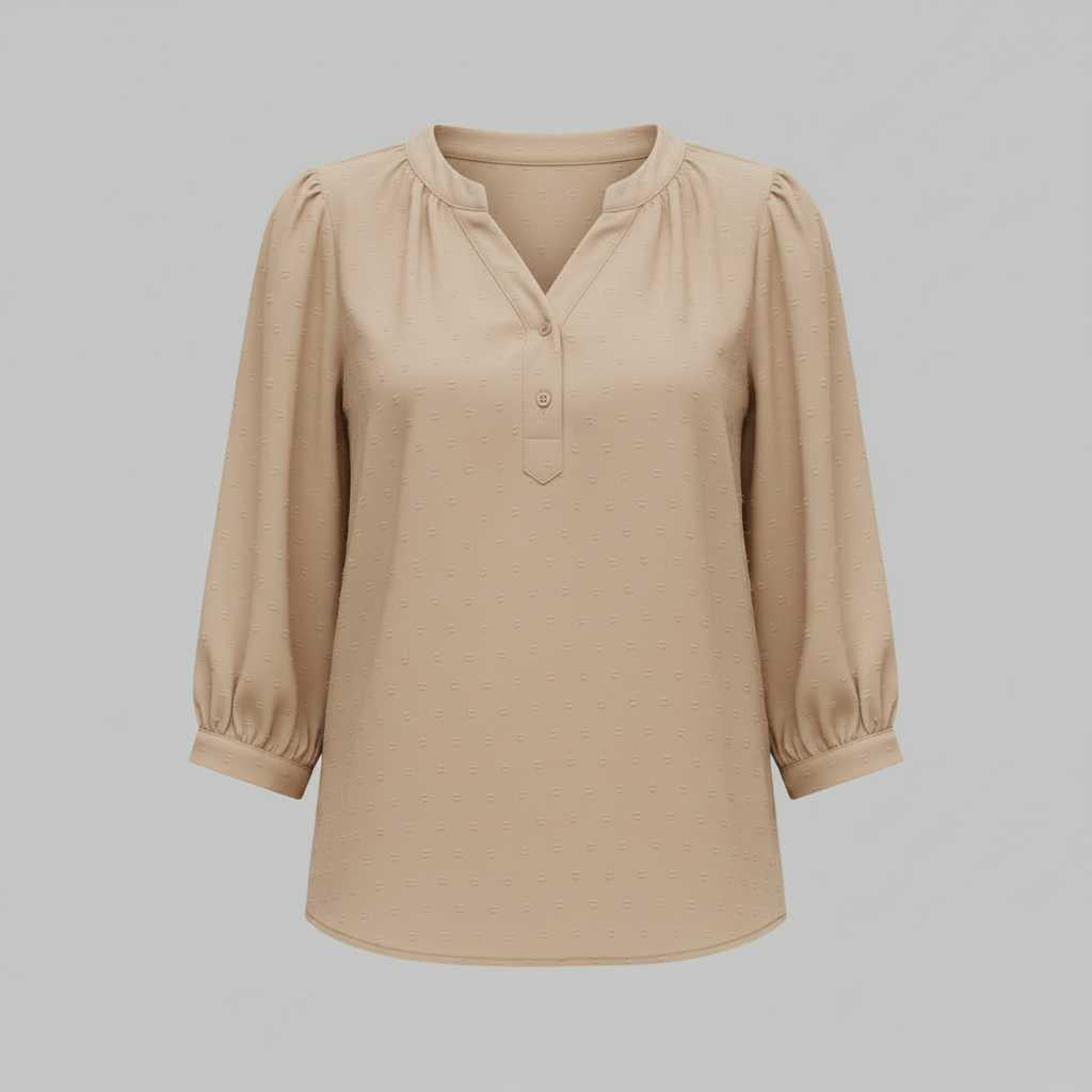 Silk Patchwork Women's Blouse | Versatile Fashion Top