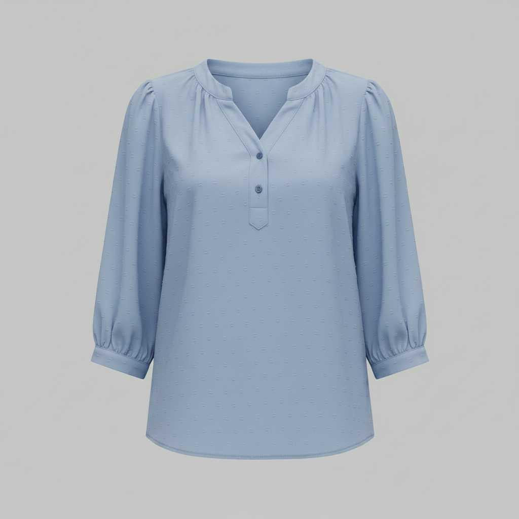 Silk Patchwork Women's Blouse | Versatile Fashion Top
