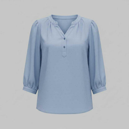 Silk Patchwork Women's Blouse | Versatile Fashion Top