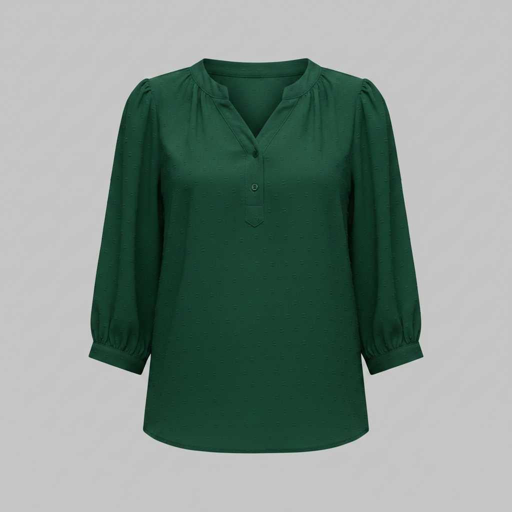 Silk Patchwork Women's Blouse | Versatile Fashion Top